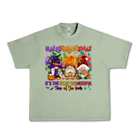 Oil Green Hallothanksmas it's the most wonderful time of the Urban Heavy Tee - NancyCooperArtShop