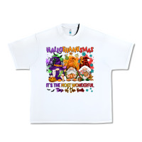 White Hallothanksmas it's the most wonderful time of the Urban Heavy Tee - NancyCooperArtShop