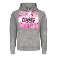 Cloud Rock Breast Cancer Teacher Vintage Hoodie - NancyCooperArtShop