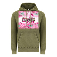 Vintage Olive Breast Cancer Teacher Vintage Hoodie - NancyCooperArtShop