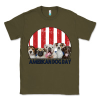 Army Green American Dog Day Classic Tee - Bettercallsaul