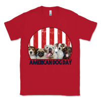 Red American Dog Day Classic Tee - Bettercallsaul