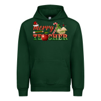 Forest Green merry teacher Urban Hoodie - BarkalooDesign