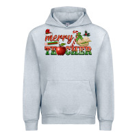 Heather Grey merry teacher Urban Hoodie - BarkalooDesign