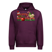 Mauve Wine merry teacher Urban Hoodie - BarkalooDesign
