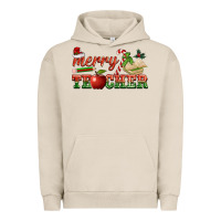Pigment French Oak merry teacher Urban Hoodie - BarkalooDesign