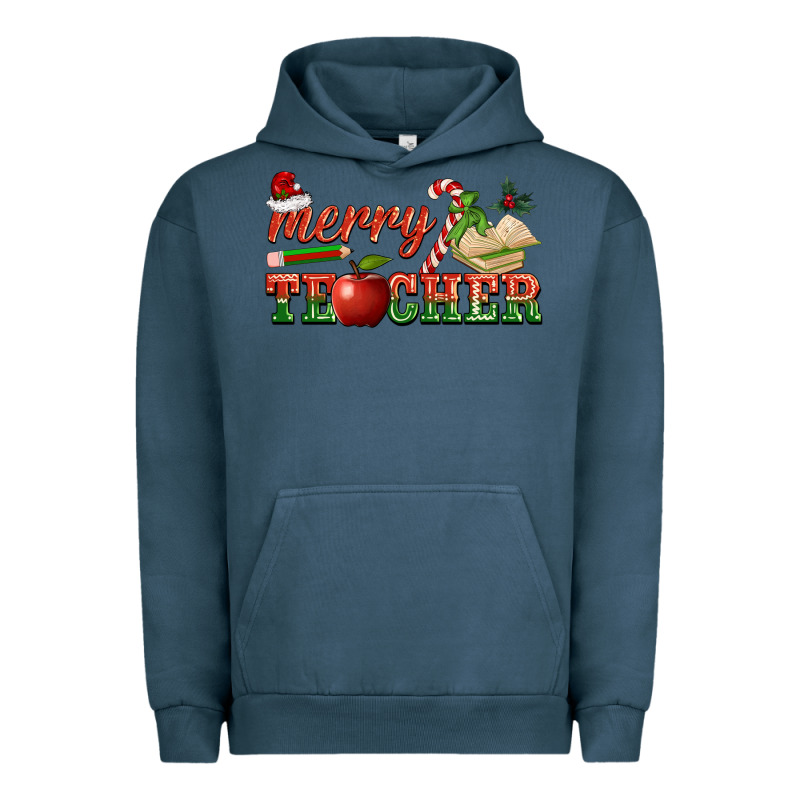 Merry Teacher Urban Hoodie by BarkalooDesign | Teevron