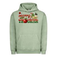 Pigment Oil Green merry teacher Urban Hoodie - BarkalooDesign
