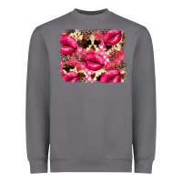 Storm Valentine's Day pink plaid red glitter cowhide Heavyweight Sweatshirt - FaDigitalArtStudio