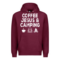 Burgundy camp camping camper campfire campsite hiking gift Premium Hoodie - tuanDangUi