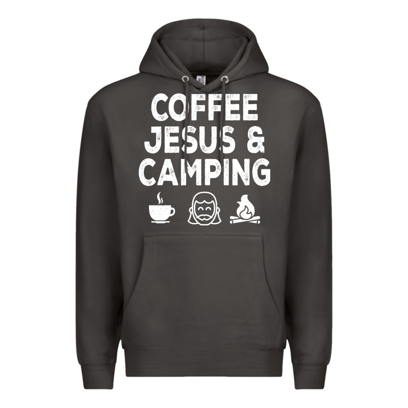 Camp Camping Camper Campfire Campsite Hiking Gift Premium Hoodie by tuanDangUi | Teevron