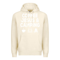 Tofu camp camping camper campfire campsite hiking gift Premium Hoodie - tuanDangUi
