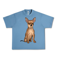 Pebble Blue chihuahua Urban Heavy Tee - JahusDesignShop