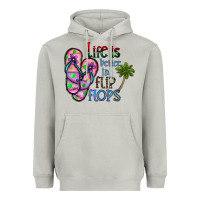 Moon Dust life is better İn flip flops Heavyweight Hoodie - CowhideDigitalArt