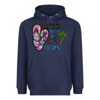 Navy life is better İn flip flops Heavyweight Hoodie - CowhideDigitalArt