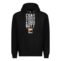 Black funny cigar smoker humidor gift set cigar lover sm Premium Hoodie - tuanDangUi