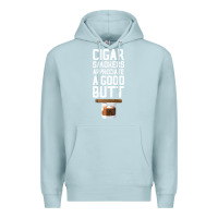 Blue Mist funny cigar smoker humidor gift set cigar lover sm Premium Hoodie - tuanDangUi