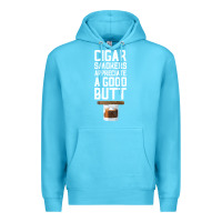 Ocean Blue funny cigar smoker humidor gift set cigar lover sm Premium Hoodie - tuanDangUi
