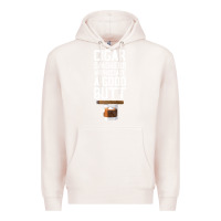 Pale Pink funny cigar smoker humidor gift set cigar lover sm Premium Hoodie - tuanDangUi