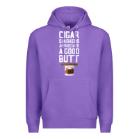 Purple funny cigar smoker humidor gift set cigar lover sm Premium Hoodie - tuanDangUi
