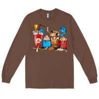 Chestnut Hockey coffee cups Long Sleeve Tee - HowdyJamesFarm