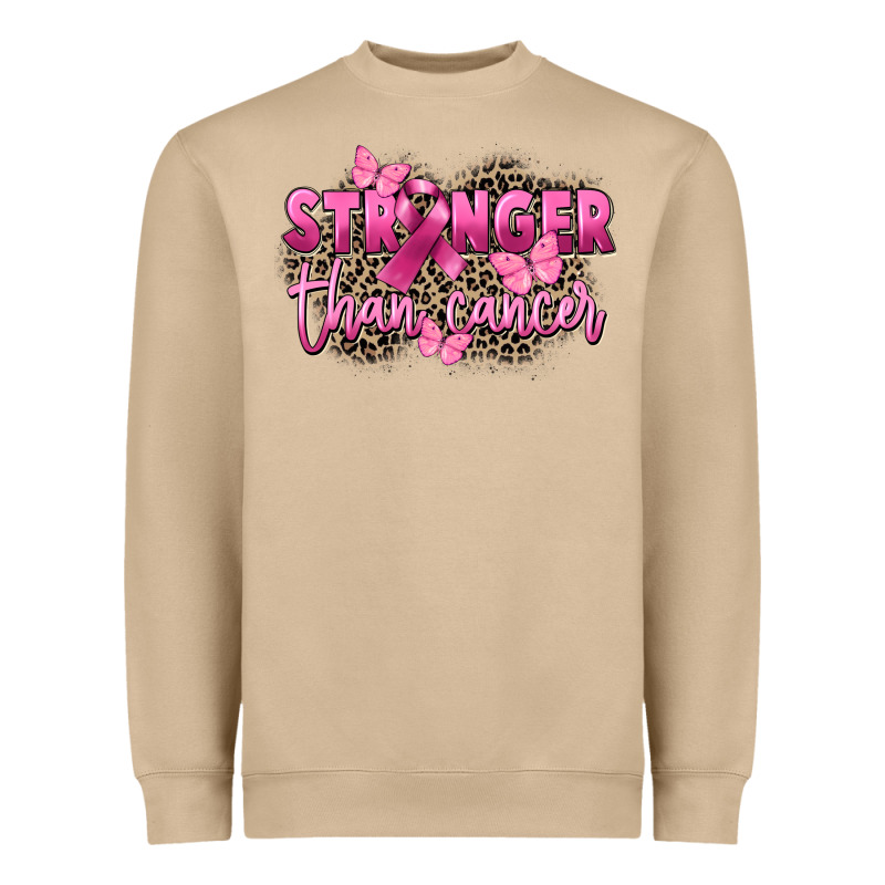 Stronger Than Cancer Heavyweight Sweatshirt by FaDigitalArtStudio | Teevron
