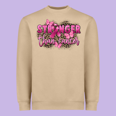 Stronger Than Cancer Heavyweight Sweatshirt Designed By Fadigitalartstudio