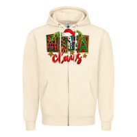 Sandshell Christmas mama Claus Zipper Hoodie - FaDigitalArtStudio