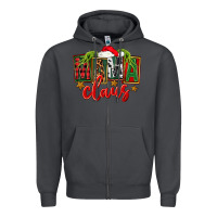 Smoke Christmas mama Claus Zipper Hoodie - FaDigitalArtStudio