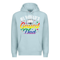 Blue Mist 1 worlds gayest dad funny fathers day lgbt pride r Premium Hoodie - tuanDangUi
