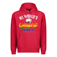 Cardinal 1 worlds gayest dad funny fathers day lgbt pride r Premium Hoodie - tuanDangUi