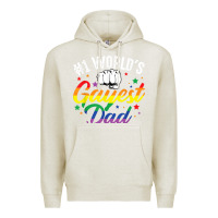 Oatmeal Heather 1 worlds gayest dad funny fathers day lgbt pride r Premium Hoodie - tuanDangUi