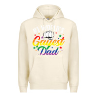 Tofu 1 worlds gayest dad funny fathers day lgbt pride r Premium Hoodie - tuanDangUi