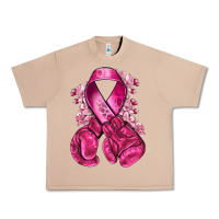 Burro breast cancer with boxing gloves Urban Heavy Tee - NancyCooperArtShop