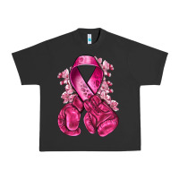 Pigment Black breast cancer with boxing gloves Urban Heavy Tee - NancyCooperArtShop
