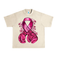Sandshell breast cancer with boxing gloves Urban Heavy Tee - NancyCooperArtShop