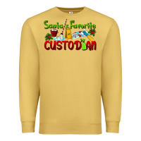 Antique Gold Santa's Favorite Custodian Premium Sweatshirt - LillyAllenDesigns