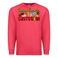 Cardinal Santa's Favorite Custodian Premium Sweatshirt - LillyAllenDesigns