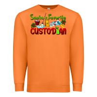 Carrot Santa's Favorite Custodian Premium Sweatshirt - LillyAllenDesigns