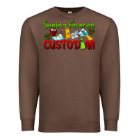 Chestnut Santa's Favorite Custodian Premium Sweatshirt - LillyAllenDesigns