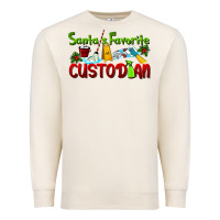 Sandshell Santa's Favorite Custodian Premium Sweatshirt - LillyAllenDesigns