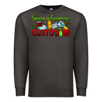 Smoke Santa's Favorite Custodian Premium Sweatshirt - LillyAllenDesigns