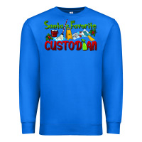 True Royal Santa's Favorite Custodian Premium Sweatshirt - LillyAllenDesigns