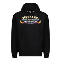 Black nick lee airbrushing gift Premium Hoodie - tuanDangUi