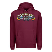 Burgundy nick lee airbrushing gift Premium Hoodie - tuanDangUi