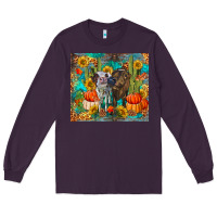 Plum fall heifer cows Long Sleeve Tee - RanaPortraitStore