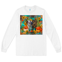 White fall heifer cows Long Sleeve Tee - RanaPortraitStore