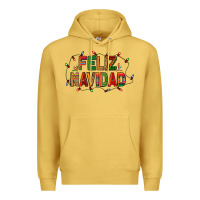 Antique Gold Feliz Navidad Premium Hoodie - BundleAndBundleShop