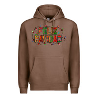 Chestnut Feliz Navidad Premium Hoodie - BundleAndBundleShop