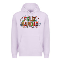 Lilac Feliz Navidad Premium Hoodie - BundleAndBundleShop